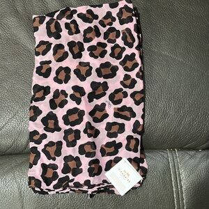 Coach leopard with pink background infinity scarf